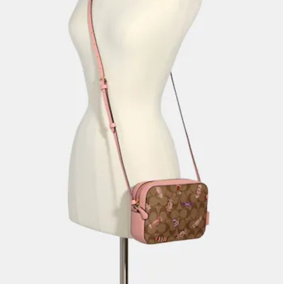 COACH 🇺🇲Mini Camera Bag in Signature Canvas with Candy Print💖 - Picture 4 of 12